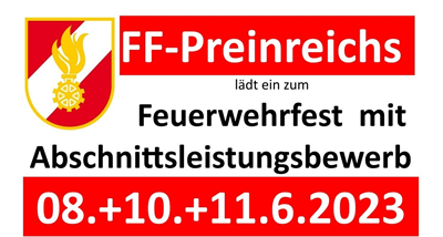 FF-Fest mit Abschnittsfeuerwehrleistungsbewerb